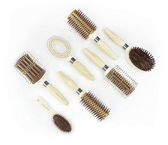 EcoTools Wet Hair Brush Styling and Detangling Tool, Round and Paddle Brush Hybrid for Self Care
