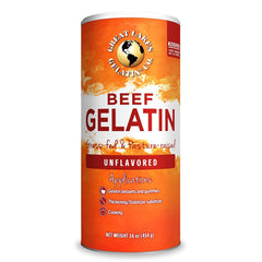 Great Lakes Wellness Culinary Beef Gelatin Powder - Unflavored - Grass-Fed, Kosher, KETO, Paleo Friendly, Gluten-Free, Non-GMO - 16 oz Canister