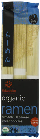 Hakubaku Organic Ramen, 9.5-Ounce (Pack of 8)