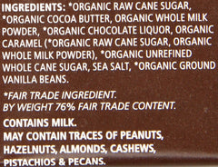 Equal Exchange Organic Milk Chocolate Caramel Crunch With Sea Salt | 43% Cacao | Sweet and Creamy | 2.8 Ounce | Pack of 12