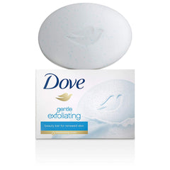 Dove Beauty Bar for Softer Skin Gentle Exfoliating More Moisturizing Than Bar Soap 4 oz 4 Bars