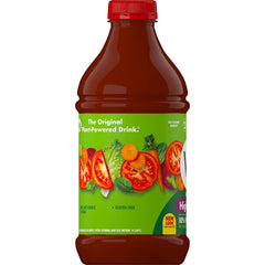 V8 High Fiber 100% Vegetable Juice, Vegetable Blend with Tomato Juice and Dietary Fiber, 46 FL OZ Bottle