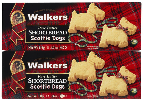 Walkers Scottie Dog Shortbread - 3.9 oz - 2 pk