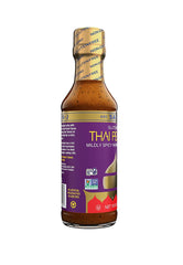 San-J Gluten Free Thai Peanut Sauce | Kosher, Non GMO, No Artificial Preservatives, FODMAP Friendly | Perfect Mildly Spicy Dipping Sauce for Your Favorite Dishes | 10 Fl Oz (Pack of 2)