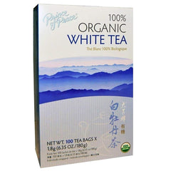 Prince of Peace Organic White Tea 100 Count (Pack of 2)