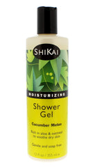 Shikai - Daily Moisturizing Shower Gel, Rich in Aloe Vera & Oatmeal That Leaves Skin Noticeably Softer & Healthier, Relief For Dry Skin, Gentle Soap-Free Formula (Cucumber Melon, 12 Ounce, Pack of 3)