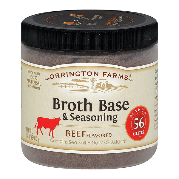 Orrington Farm's Beef Broth Base and Seasoning, 12 Ounce Jar (Pack of 6)