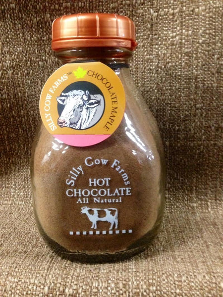 Silly Cow Farms Hot Chocolate Mix 16.9oz Glass Jar (Pack of 3) (Chocolate Maple)