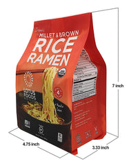 Lotus Foods Organic Ramen Noodles-Millet & Brown-10 oz