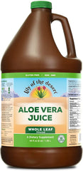 Lily of the Desert Aloe Vera Juice, Certified Organically Grown Whole Leaf, Dietary & Immune Support Drink, Liquid Digestive Aid for Gut Health, Antioxidant Beverage, Fits in Mini Fridge, 64 Fl Oz