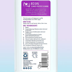 ECOS Hand Soap, Hypoallergenic Lavender, 32oz Refill by Earth Friendly Products