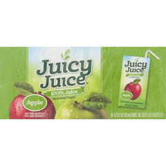 Juicy Juice 100% Apple Juice, 4.23-Ounce Packages 8 boxes, (Pack of 5)