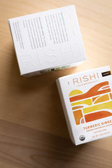 Rishi Tea Turmeric Ginger Herbal Tea, 15 Sachet Bags, 1.75 oz (Pack of 2)