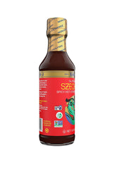 San-J Gluten Free Szechuan Cooking Sauce | Hot & Spicy Marinade & Stir Fry | Kosher, Non GMO, No Artificial Preservatives | Add a New Spicy Twist to Your Favorite Dish | 10 Fl Oz (Pack of 2)