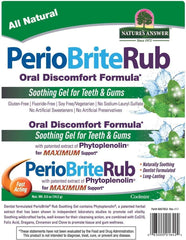 Natures Answer Periorub Topical Rub, 0.5 oz ( Pack of 3 ) | Dentist Formulated Soothing Gel for Teeth and Gums