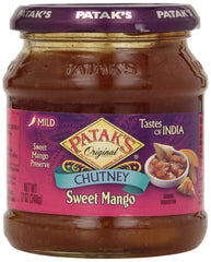 Patak's Sweet Mango Chutney, 12 oz (2 Pack)