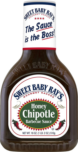 Sweet Baby Ray's Barbecue Sauce, Honey Chipotle, 18 OZ (Pack of 2)