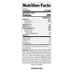 Oatmeal Protein Pie, All-Natural Soft and Chewy Non GMO Snack, Gluten Free, Kosher, 14g Protein, 12g Fiber, Only 8 Sugars, Creamy Marshmallow Protein Filling, Perfect for Kids and Adults (Original)