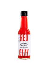 Red Clay Original Hot Sauce — Barrel-Aged Southern Hot Sauce, Cold-Pressed Fresno Peppers, Chef-Crafted, 5 fl oz Bottle