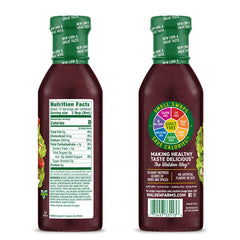 Walden Farms Raspberry Vinaigrette Dressing, 12 oz. Bottle, Fresh 0g Net Carbs Salad Topping and Sugar Free Condiment, Keto and Kosher, Natural Sweet Tangy Flavor, 2 Pack