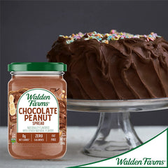 Walden Farms Whipped Chocolate Peanut Spread, Fat and Calorie Free Nut Butter, Natural Fresh Roasted Nuts, Smooth and Creamy Classic Flavor, 12 oz Jar