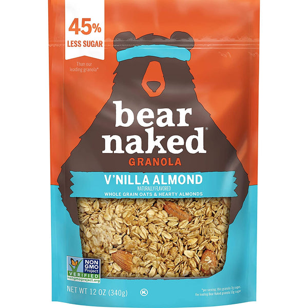 Bear Naked Fit, Granola, V'nilla Almond, Vegan and Kosher, 12oz Bag