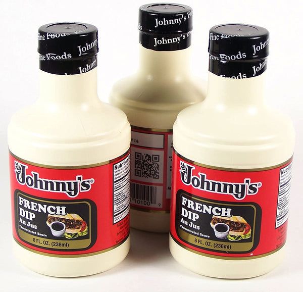 Johnny's French Dip Concentrated Au Jus Sauce, 8-Ounce Jugs (Pack of 3)