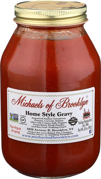 Michaels Of Brooklyn, Sauce Tomato Homestyle Gravy, 2 pack (total: 64 Ounces)