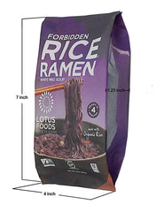 Lotus Foods Gourmet Forbidden Rice Ramen With Miso Soup, Gluten-Free, 2.8 Oz (Pack Of 10)