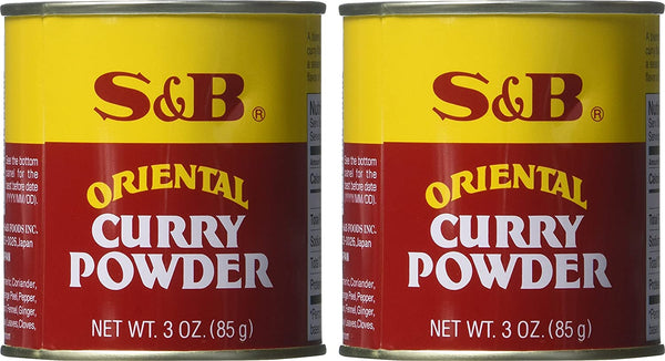 S&B Curry Powder, Oriental, 3 oz (85 g) (Pack of 2)