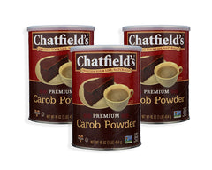 Chatfields All Natural Premium Carob Powder, 16 Ounce (3)