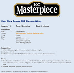 KC Masterpiece Original Barbecue Sauce, 18 Ounces; (Pack of 6) (Package may vary)