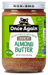 Once Again Organic Almond Butter, Crunchy, 16 oz