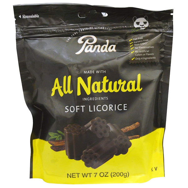 Panda All Natural Soft Licorice, 7 Oz. (Pack of 2 )