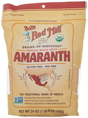 Bob's Red Mill Organic Whole Grain Amaranth, 24 Oz
