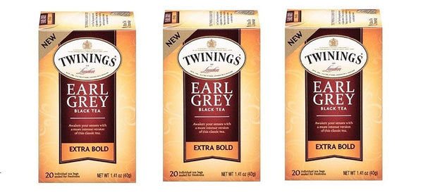 Twinings Earl Grey , Extra Bold ,Pack of 3