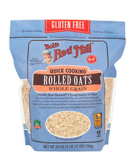 Bob's Red Mill Gluten Free Quick Cooking Rolled Oats, 28-ounce (Pack of 4)