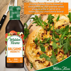 Walden Farms Balsamic Vinaigrette Dressing, 2-Pack, Fresh Sweet Salad and Pizza Topping, Sugar Free, 0g Net Carbs, and Keto Friendly, Vegan, 12 oz. Bottles