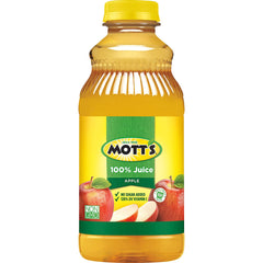 Mott's 100% Original Apple Juice, 32 Fluid Ounce Bottle