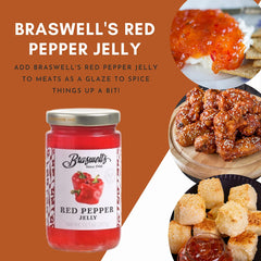 Braswell Red Pepper Jelly 10.5 OZ (Pack of 2)