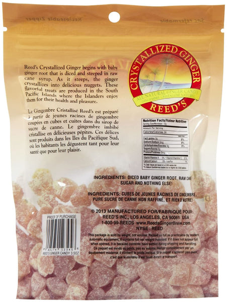 Reed's Crystallized Ginger Candy - 3.5 oz - 2 pk