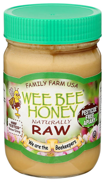 Click image to open expanded view Wee Bee Naturally Raw Honey -- 1 lb Each