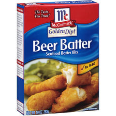 McCormick Golden Dipt Beer Seafood Batter Mix, 10 oz