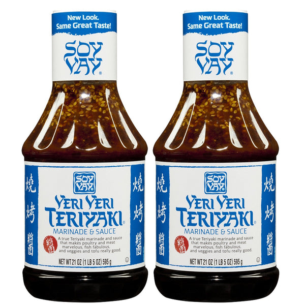 Soy Vay Veri Veri Teriyaki Marinade and Sauce, 21 oz (Pack of 2)