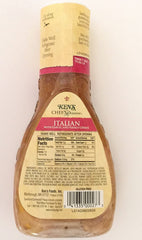 Ken's Steak House Chef's Reserve Italian Dressing with Garlic & Asiago Cheese (Pack of 3) 9 oz Bottles