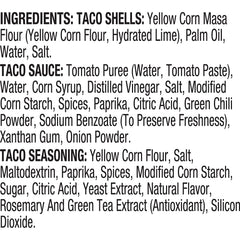 Ortega Taco Dinner Kit, Fiesta Flats Tacos, 12 Count