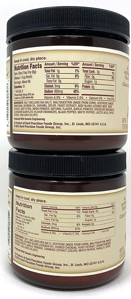 Orrington Farms Beef Broth and Chicken Broth Base 12 Ounce (Pack of 2) - Makes 56 Cups of Each Broth