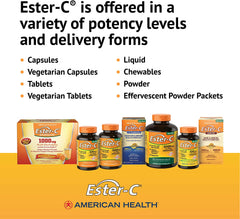 American Health Ester C Capsule, 1000 Mg - 90 per Pack (2 Packs per Case)