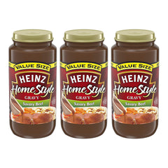 Heinz Value Size Homestyle Savory Beef Gravy (3 Pack, Total of 54oz)