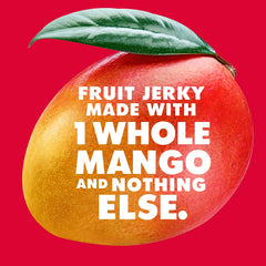 SOLELY Organic Mango Fruit Jerky, 12 Strips | One Ingredient | Vegan | Non-GMO | Gluten-Free | No Sugar Added